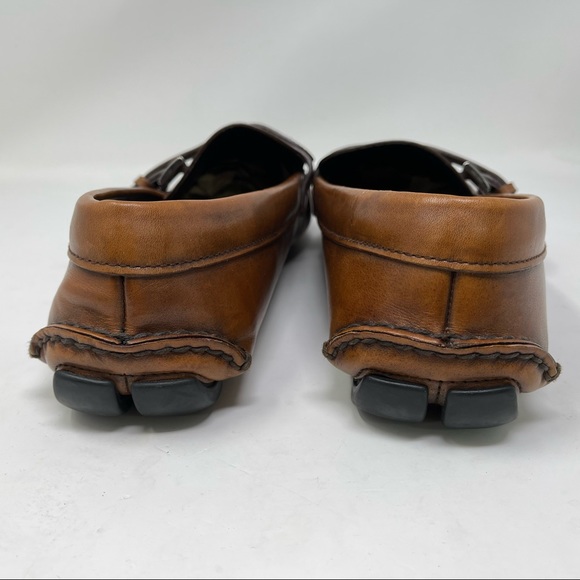 Prada shoes loafers belt leather driving shoes slip on in size 11 - Picture 13 of 16